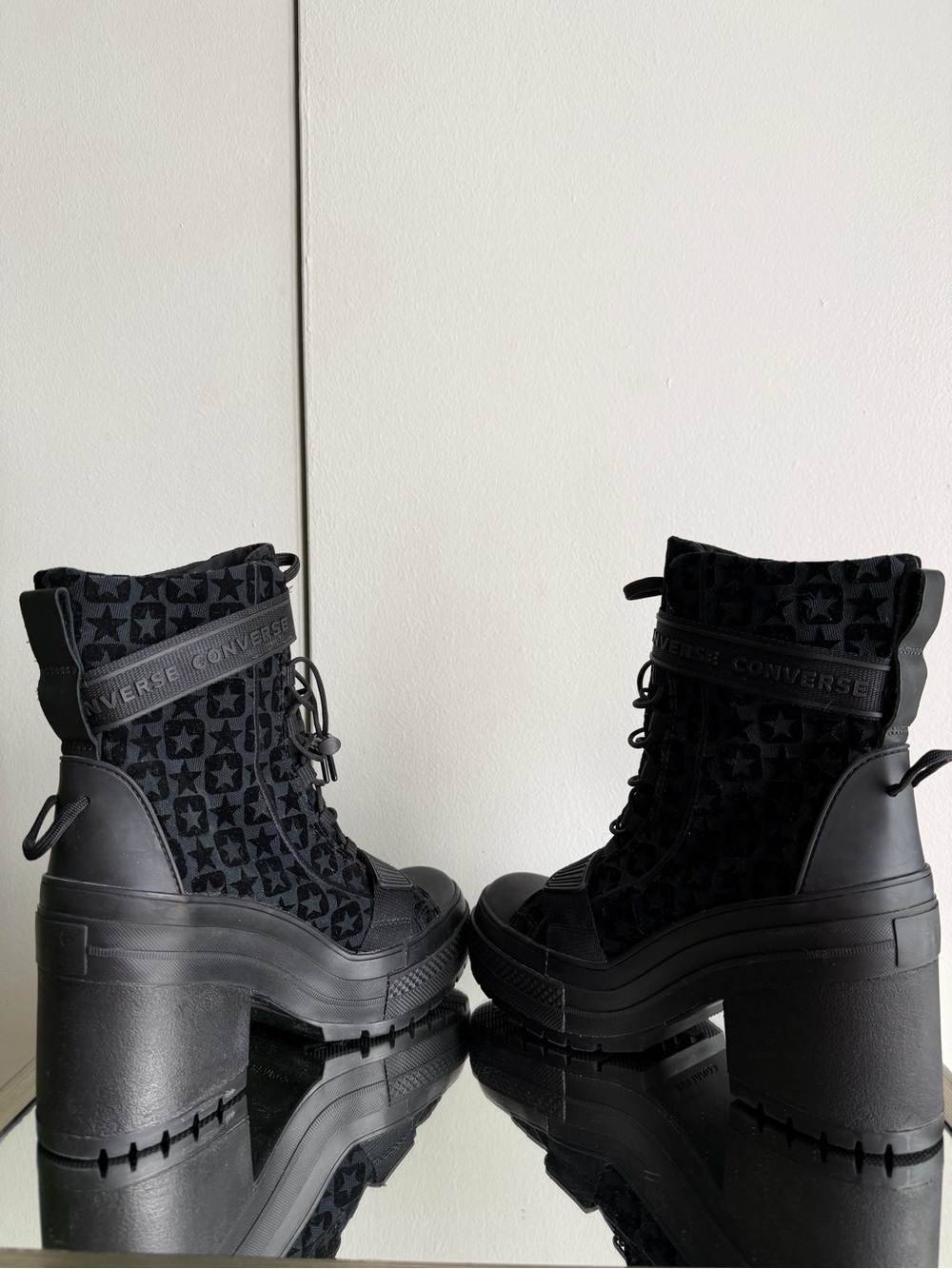 Converse Chuck Taylor All Star GR 82 XX Platform Lace-Up Heeled Boots - Picture 5 of 5